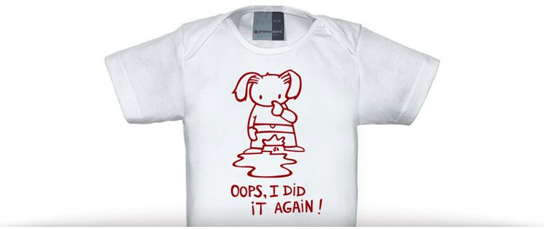hasendisko baby shirt - oops I did it again