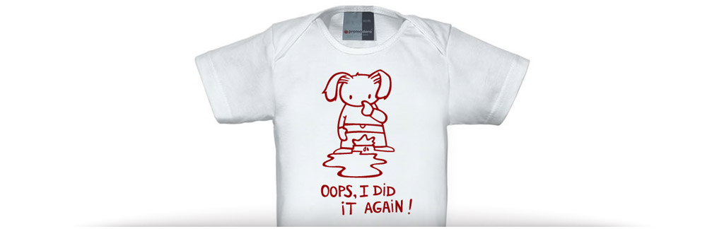 Baby shirt “oops, I did it again”